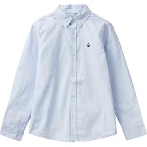 United Colors of Benetton Kinder- en jeugdhemd, lichtblauw poeder 081, 122