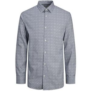 JPRBLANORDIC Print Shirt L/S SN, Troposphere/Aop: comfortabele pasvorm, XXL