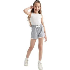 DeFacto meisjes shorts, Lt.grey Melange, 11-12 Jaar