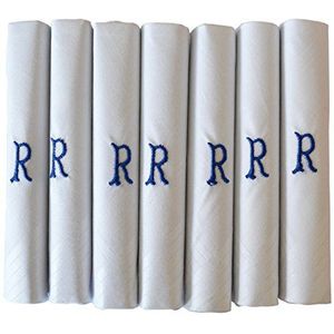 Dudu N Girlie - Zakdoeken - Wit - 100% Katoen - 7 Stuks