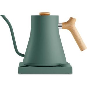 Fellow Stagg EKG - Electric Pour-Over Kettle - Smoke Green with maple handle