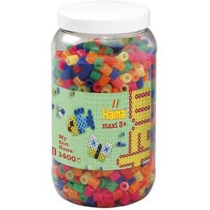 Hama 8542 Maxi Tub 1400 Beads Mix 51,Gemengd