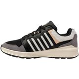 K-Swiss Rival Trainer T-sneakers voor dames, Black Blanc De Blanc Smoked Pearl, 37 EU