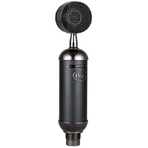 Blue Microphones Blackout Spark SL XLR-condensatormicrofoon met Aanpasbare Shockmount, Cardioïde Polair Patroon, voor Opname, Uitzending, Podcasten, Twitch Gamen-streamen, YouTube-video's - Zwart