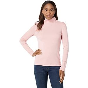 Tommy Hilfiger Dames coltrui met lange mouwen, Bruidsroos, L