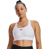 Under Armour Dames UA HG Mid Padless BH, Wit, XS, Kleur: wit, XS/S