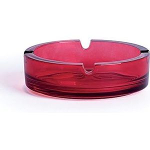 Excelsa Ronde Asbak 10,5 cm Glas Rood