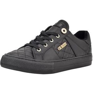 GUESS Dames Loven3 Sneaker, Zwart, 35.5 EU