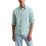 Marc O'Polo - Herenhemd - Gestreept - Biologisch Katoen - Shaped Fit