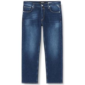 Replay Dames MAIJKE Straight Jeans, 007 Dark Blue, 2530, 007, donkerblauw, 25W x 30L