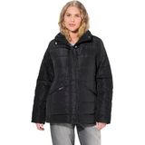 Ulla Popken - Tussenjas - Zwart - Gewatteerde Jas