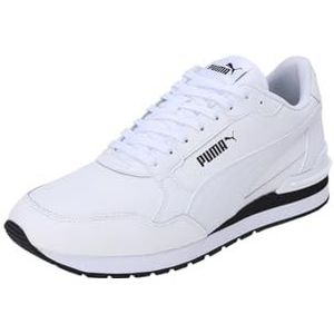 PUMA Unisex St Runner V4 L sneakers, Puma White Puma Black Puma White, 48 EU