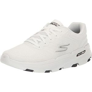 Skechers Dames GO Run 7.0 Driven, wit textiel/zwarte trim, 2 UK, Witte Textiel Zwarte Trim, 35 EU