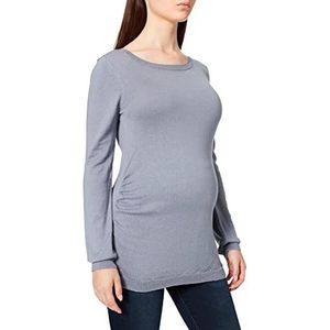 ESPRIT Maternity Ls Sweater voor dames, Grijs Blauw - 423, 42