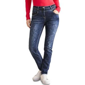 CECIL - Casual Jeans - Donker Denim - Katoenmix met Stretch