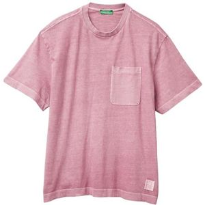 United Colors of Benetton T-shirt voor heren, Paars, L