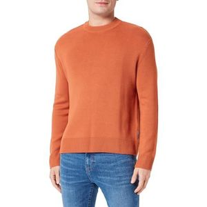 TOM TAILOR Denim Heren Loose Fit Crew-Neck gebreide trui, 32247-soft herfst roest, XXL, 32247-soft herfst rust, XXL