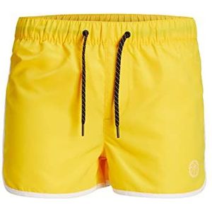 JACK & JONES JPSTCUBA JJSWIM SOLID Zwemshorts voor heren, citroen chroom, S, Lemon Chrome, S