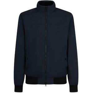 Geox Heren M VINCIT JACKETS BLACK/BLUE NIGHTS_58, zwart/blauwe nachten, 58