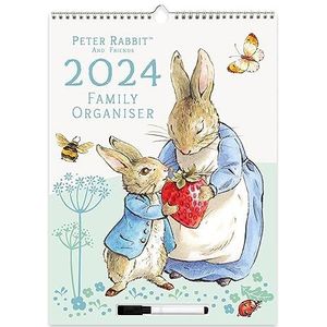 2024 Familie Organisator Wandkalender Peter Rabbit Design
