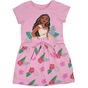 Vaiana Meisjesjurk, roze, 5 jaar, uniseks, kinderen, Roze, 5 Jaar
