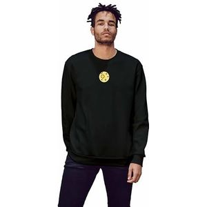 Green Fish Sweatshirt voor heren, zwart, L
