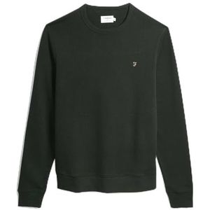 Farah Tim Crew Sweatshirt voor heren, altijdgroen, XS