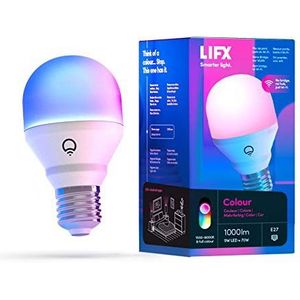 LIFX Kleur E27 A60 1000 Lumens Wi-Fi Slimme LED-Lamp