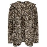 Only - CONTACT - Damesjack - All-over Motief - Relaxed Fit - Dierenprint