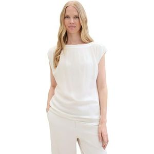 TOM TAILOR - 10315 - Blouse - Whisper White - Mouwloos