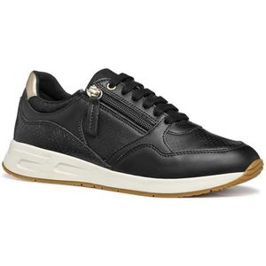 Geox - Bulmya - Sneakers - Zwart - Leer/Synthetisch