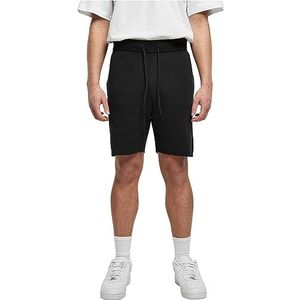 Urban Classics Heren Shorts Ribbed Shorts Black L, zwart, L