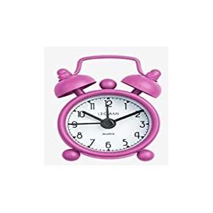 Mini Tick Tock Alarm Clock Purple