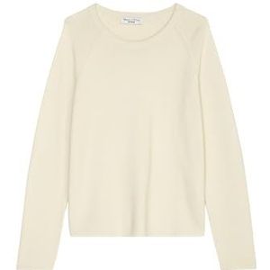 Marc O'Polo Denim damestrui van biologisch katoen met ronde hals, Chalky Sand, XXS