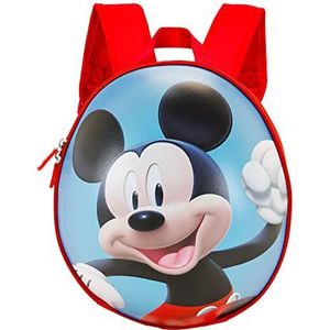 Micky Mouse Happy Run-Eggy rugzak, blauw