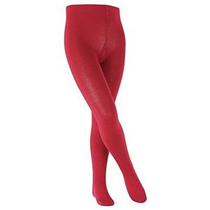 ESPRIT Unisex Kids Voetlogo Panty Katoen Zwart Wit Meer Kleuren Dikke Lange Ondoorzichtige Panty Effen Voor Zomer Of Winter Casual Of Formele Looks Of Voor School 1 Paar, Rot (Vuur 8150), 2-3 Jaren