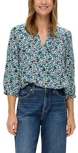 Blouse - Viscose - Tuniekblouse - 3/4-mouwen - All-over Print