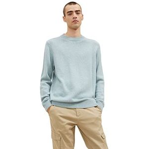 TOM TAILOR Uomini Gebreide trui in gemêleerde look 1034333, 30820 - Ice Blue Injected Melange, L