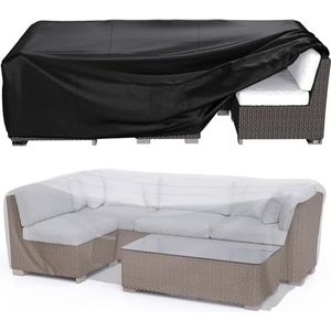 Brosyda Afdekking voor tuinmeubelen, 200 x 160 x 70 cm, 600D duurzaam Oxford, afdekking voor buiten, met luchtuitgang, uv-bescherming, waterdicht, bankovertrek voor buiten