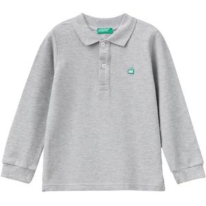 United Colors of Benetton Poloshirt voor kinderen en tieners, grijs 501, 24 Maanden