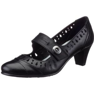 Jana 8/8/24501/24, klassieke lage schoenen voor dames, Zwart Black001, 40.5 EU X-Weit