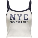 Tanktops - Cropped - O-hals - Mouwloos - Katoen - Regular Fit