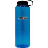Nalgene Sustain Tritan BPA-vrije waterfles gemaakt van materiaal afgeleid van 50% plastic afval, 52 oz, brede mond, blauw