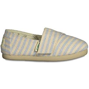 Paez Surfy Lurex espadrilles, uniseks, kinderen, Lichtblauw, 28 EU