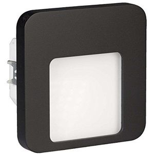 LEDIX 01-221-61, LED-wandlamp, aluminium, zwart, 7,3 x 7,3 x 4,2 cm