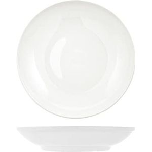 6 piatti in ceramica couscous bianco 25,5