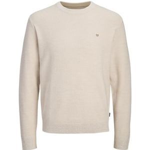Jack & Jones - Rex - Gebreide Trui - Ronde Hals - Lange Mouwen - Regular Fit - 100% Biologisch Katoen