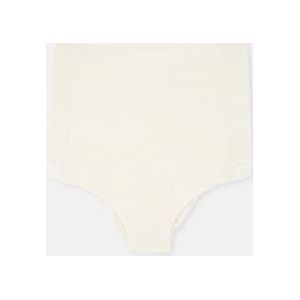 Dagi Off White Fashion Knitted Briefs High Waist Micro Modal Briefs, Off White, 2XL, off-white, XXL