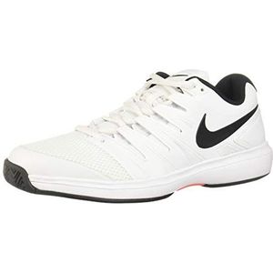 Nike Air Zoom Prestige Hc tennisschoenen voor heren, meerkleurig wit zwart Bright Crimson 106, 42 EU