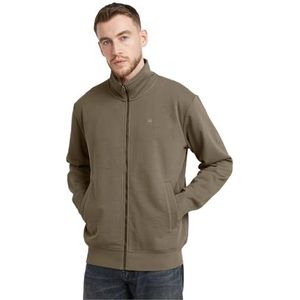 Sweatvest - Effen - Sweatstof - Lange Mouw - Opstaande Kraag